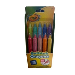 Crayola Bathtub Crayons 10 Colors To Use On Tub Or Shower Walls
